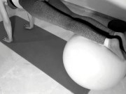 Kinktober day 12: YOGA KINK - Tied up and fucked on her yoga ball: Bdsmlovers91 1/16