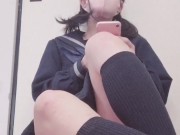 【盗撮】がパンツ丸見えでスマホいじってる所を盗撮した 6/16