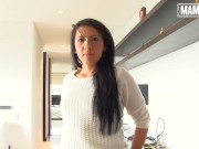 CARNEDELMERCADO - Brunette Latina Otalia Barrios Fills Her Wet Pussy With Cock 1/16