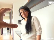 CARNEDELMERCADO - Brunette Latina Otalia Barrios Fills Her Wet Pussy With Cock 2/16