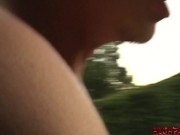 Coed Lielani takes Outdoor Sex 101 at the PzY Frat House 9/16