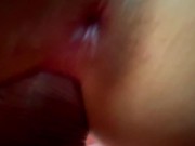 Anal and pussy fuck after my slave pissed in my mouth 8/16