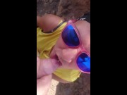 Our cum in mouth and swallow compilation 12/16