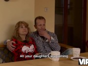 VIP4K. Italian girls try the penis of their stepmothers new lover 1/16