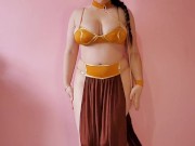 Slave Leia Tease & Dildo Ride 4/16