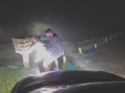 A dama de branco da encruzilhada levou uma madeirada que até caiu ! 15/16