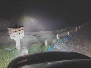 A dama de branco da encruzilhada levou uma madeirada que até caiu ! 8/16