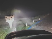 A dama de branco da encruzilhada levou uma madeirada que até caiu ! 9/16