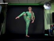 Babe Nebaskowa shows nude gymnastics 2/16