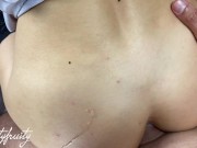 BEST DOGGYSTYLE! Кончил на попу самой красивой подруги, а потом засунул член в анал! 14/16