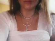 Ava Tyler- Rubbing lotion on my tits & dancing around while undressing for you  9/16