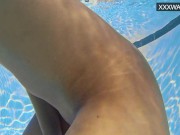 Enjoy this juicy babe Lana with toys in the pool 12/16