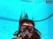 Enjoy this juicy babe Lana with toys in the pool 16/16