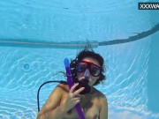 Enjoy this juicy babe Lana with toys in the pool 2/16