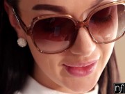 NF Busty - Big Tit Brunette Lady Gang Seduces BF For Sensual BJ and Titty Fuck - S13:E12 2/16