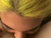 POV Sloppy Emo Blowjob and Doggy Style 1/16