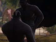 Three huge black jocks | gangbang for my wife | wild life 12/16