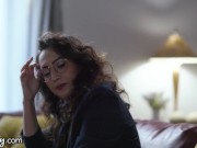 GIRLSWAY Journalist April O'Neil Gets Convinced By Naturist To Try Kama Sutra 2/16