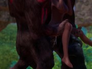 Furry gangbang | double anal and cunnilingus | wild life 10/16