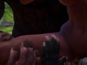 Furry gangbang | double anal and cunnilingus | wild life 5/16