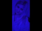 The girl decided to suck while the guy is playing the computer 1/16