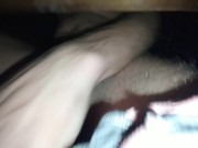 The girl decided to suck while the guy is playing the computer 6/16