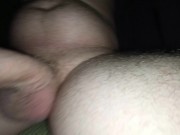 The girl decided to suck while the guy is playing the computer 9/16