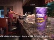 Freaky Brunette Gets Those Big Real Boobs Wet 2/16