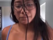 MILF Big tit YouTuber running boob bounce mommy’s tit  16/16
