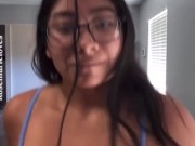 MILF Big tit YouTuber running boob bounce mommy’s tit  3/16