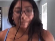 MILF Big tit YouTuber running boob bounce mommy’s tit  4/16