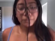 MILF Big tit YouTuber running boob bounce mommy’s tit  5/16