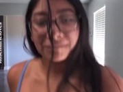 MILF Big tit YouTuber running boob bounce mommy’s tit  9/16