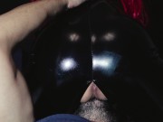 Redheaded girl in latex licked to orgasm - 4k video 12/16