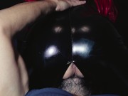 Redheaded girl in latex licked to orgasm - 4k video 13/16