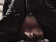 Redhead latex babe fucked in missionary - Amateur 4k POV 13/16