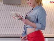 PINUPSEX - Classy Housewife Bibi Fox Rides Her Lover Hard In The Morning - VIPSEXVAULT 1/16