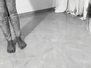 Kinktober day 17 - WET PANTS KINK: Tied up Holding her pee inside until she CAN'T ANYMORE 2/16