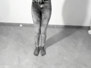 Kinktober day 17 - WET PANTS KINK: Tied up Holding her pee inside until she CAN'T ANYMORE 5/16