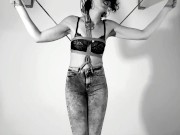 Kinktober day 17 - WET PANTS KINK: Tied up Holding her pee inside until she CAN'T ANYMORE 7/16