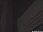 Baby sitter caught in the act. 1/16