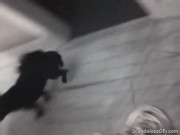 Baby sitter caught in the act. 16/16