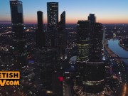 Ebony teen Romy Indy uses feet to pleasure dick - itsPOV 1/16