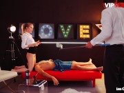 VIPSEXVAULT - Blonde Girl Cherry Kiss Is Horny And Ready For Her Foursome Appointment 5/16