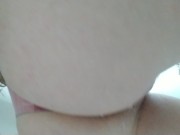 Cute Teen can't Hold it any Longer - Desperate Slow Pee in Pink Panty 13/16