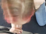 Casting Pink Haired Girl in Jeans - Hard Mouth Fuck | PussyKageLove 10/16