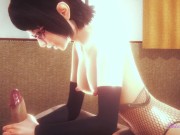 Naruto Hentai - Sarada handjob with POV (Uncensored) 8/16