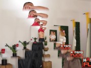 New Shredded Teen Chris Gets A Shot At Big Titty Lacey! 16/16