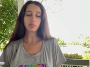 Cum on my face, milk and donuts! 7/16