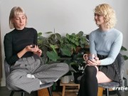 Blonde's First Time Eating Pussy 11/16